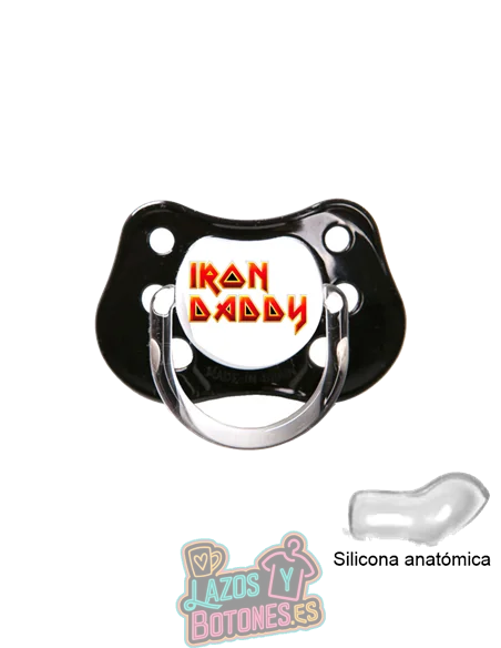 CHUPETE PERSONALIZADO - IRON DADDY - 0 a 6 meses