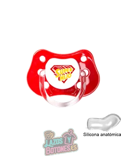 CHUPETE PERSONALIZADO - SUPER HIJO - 0 a 6 meses