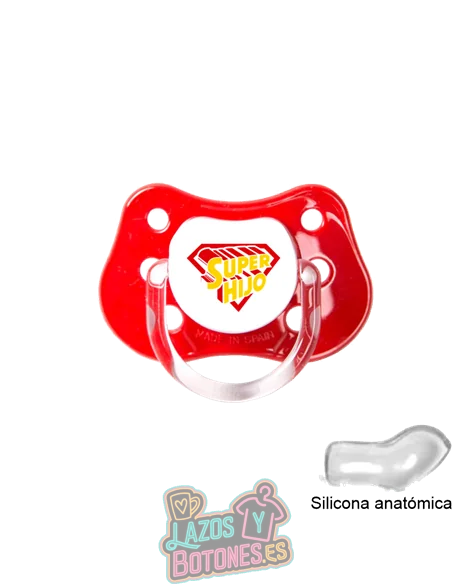 CHUPETE PERSONALIZADO - SUPER HIJO - 0 a 6 meses