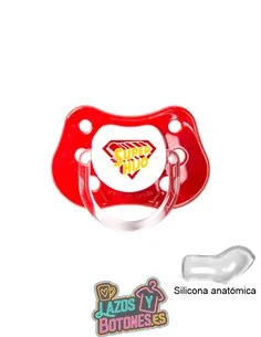 CHUPETE PERSONALIZADO - SUPER HIJO - 0 a 6 meses