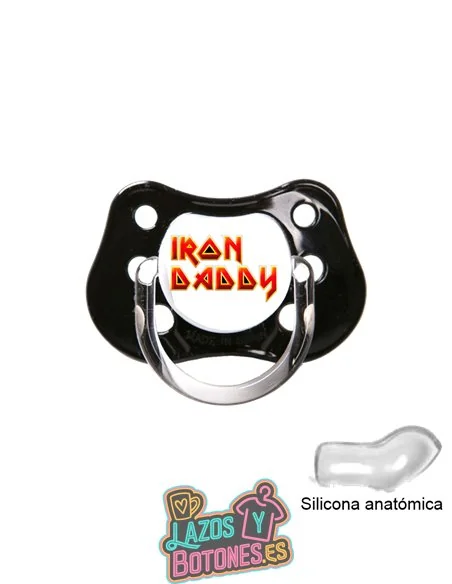 CHUPETE PERSONALIZADO - IRON DADDY - 0 a 6 meses