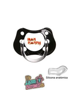 CHUPETE PERSONALIZADO - IRON MOMMY - 0 a 6 meses