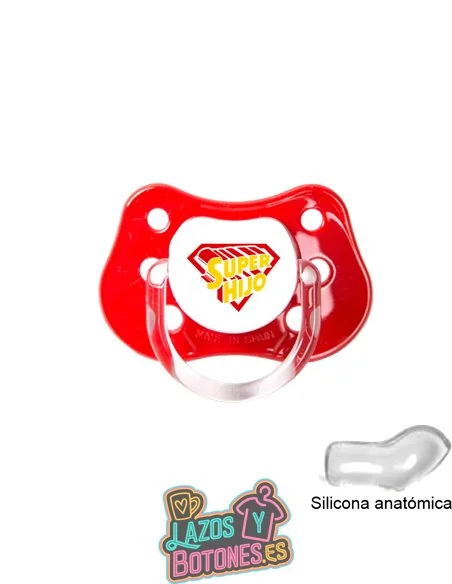 CHUPETE PERSONALIZADO - SUPER HIJO - 0 a 6 meses