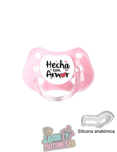 CHUPETE PERSONALIZADO HECHO / HECHO CON AMOR - 0 a 6 meses