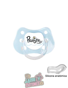 CHUPETE PERSONALIZADO PRÍNCIPE - 0 a 6 meses