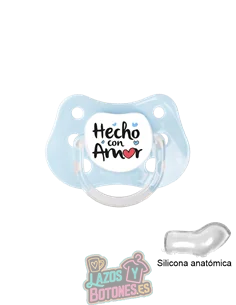 CHUPETE PERSONALIZADO HECHO / HECHO CON AMOR - 0 a 6 meses 2