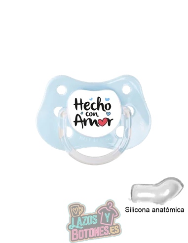 CHUPETE PERSONALIZADO HECHO / HECHO CON AMOR - 0 a 6 meses