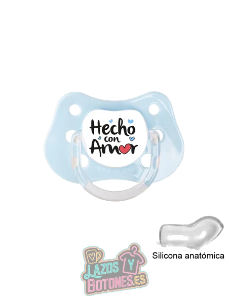 CHUPETE PERSONALIZADO HECHO / HECHO CON AMOR - 0 a 6 meses