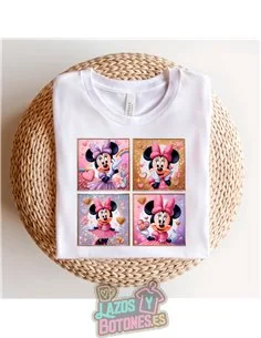 PEGATINA ROPA TODO COLOR - MINNIE ROSA 15cm ¡¡¡DESCUENTO!!!