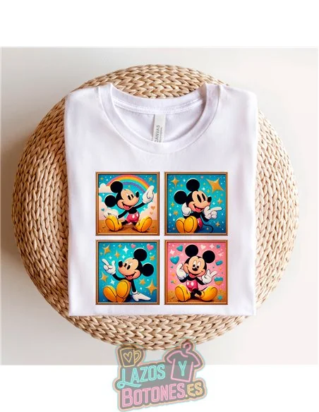 PEGATINA ROPA TODO COLOR - MICKEY 2 15cm ¡¡¡DESCUENTO!!!