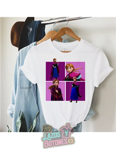 PEGATINA ROPA TODO COLOR - ANNA FROZEN 15cm ¡¡¡DESCUENTO!!!