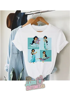 PEGATINA ROPA TODO COLOR - PRINCESA JASMINE 15cm ¡¡¡DESCUENTO!!!