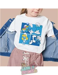 PEGATINA ROPA TODO COLOR -LOS PITUFOS 15cm ¡¡¡DESCUENTO!!!