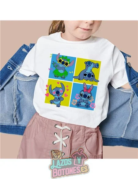 PEGATINA ROPA TODO COLOR - STITCH 15cm ¡¡¡DESCUENTO!!!