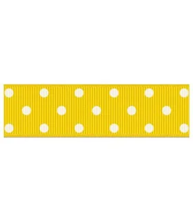 Lunares grandes AMARILLO 22mm