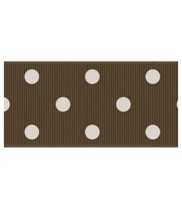 Lunares azul bebé/blanco 38mm