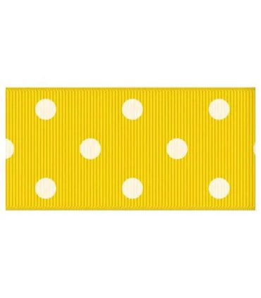 Lunares Camel/blanco 38mm