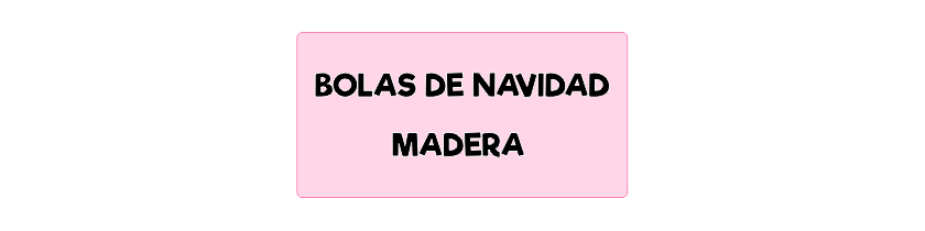 Bolas de Navidad Madera