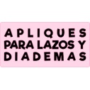 Apliques para lazos y diademas